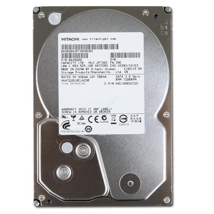 Жесткий диск 1Tb SATA Hitachi Ultrastar A7K2000 HUA722010CLA330 3.5" 7200rpm 32Mb фото 1 — HTPC-Home.ru