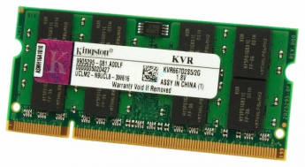 Оперативная память 2ГБ Kingston KVR667D2S5/2G DDR2 667 SODIMM