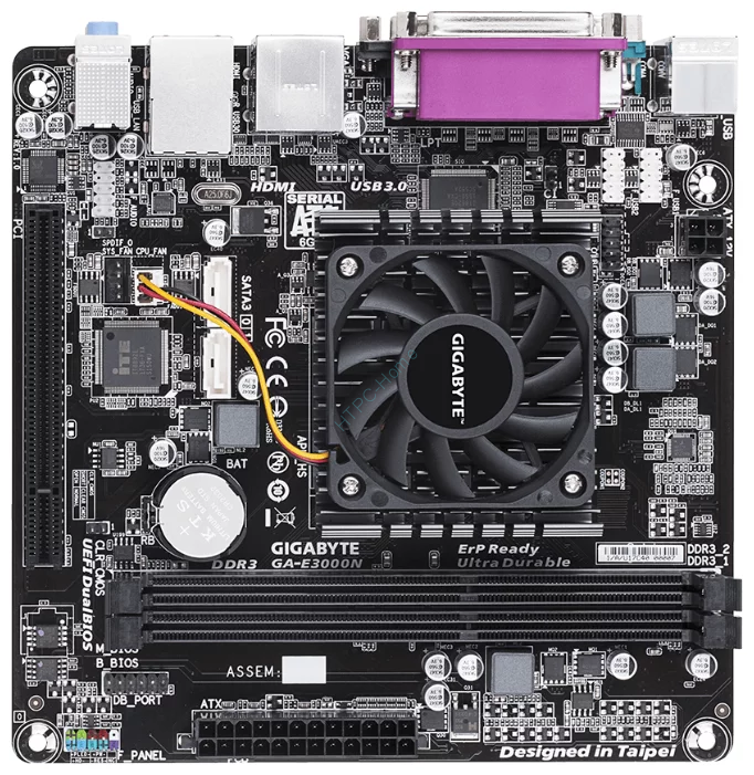Материнская плата GIGABYTE GA-E3000N Mini-ITX  фото 1 — HTPC-Home.ru