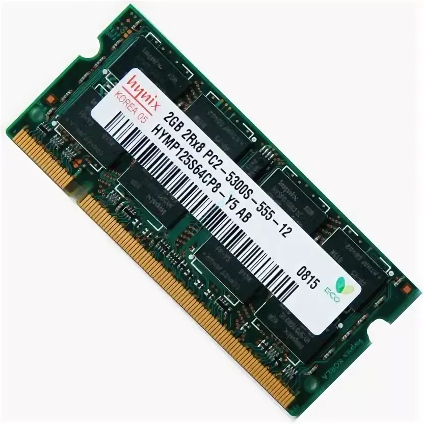 Оперативная память 2Gb Hynix HYMP125S64CP8-Y5 DDR2 667 SODIMM  фото 1 — HTPC-Home.ru