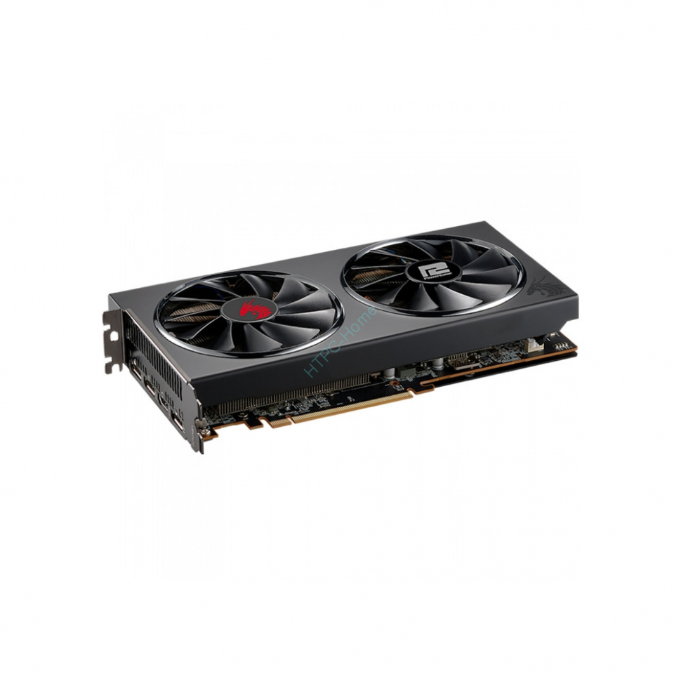Видеокарта PowerColor Red Dragon Radeon Rx 5700 Xt 8GB GDDR6 / AXRX 5700XT 8GBD6-3DHR/OC (2 куллера) фото 1 — HTPC-Home.ru
