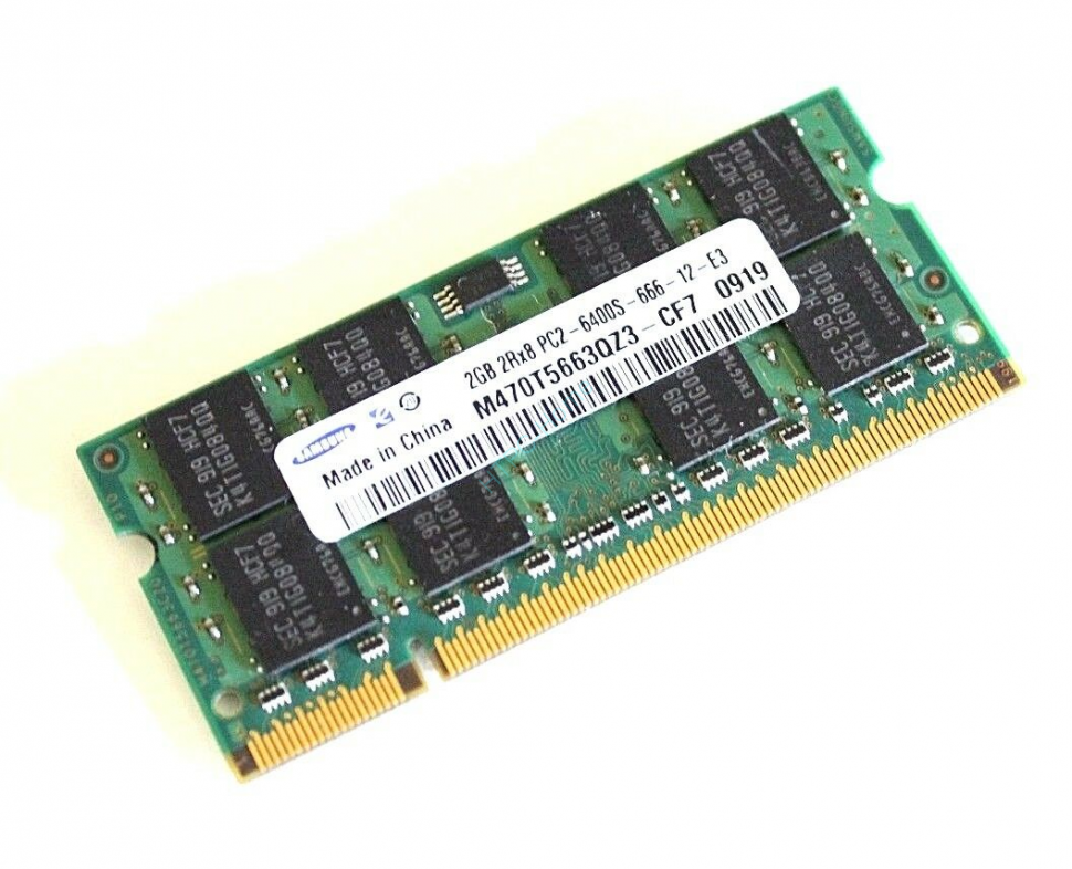 Оперативная память 2GB SAMSUNG M470T566QZ3-CE6 DDR2 667 SO-DIMM  фото 1 — HTPC-Home.ru