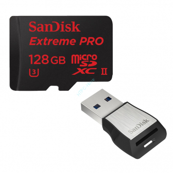 SanDisk Extreme Pro microSDXC 128gb / SDSQXPJ-128G-GN6M3 275/100mbs