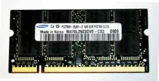Оперативная память 1Gb Samsung M470L2923DV0-CB3 DDR 2700 SODIMM фото 1 — HTPC-Home.ru