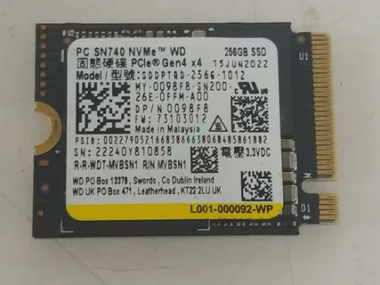 Твердотельный накопитель 256Gb Western Digital SN740 SDDPTQD-256G OEM  2230 &mdash; HTPC-Home.ru