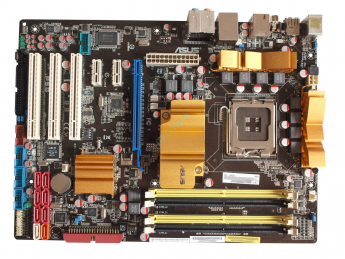 ASUS P5Q  LGA775 < P45 > PCI-E+GbLAN+1394 SATA RAID ATX 4DDR2 < PC2-8500 >@