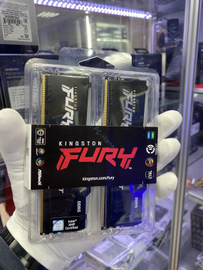 Оперативная память 32Gbx2 Kingston KF560C40BBAK2-64 Fury Beast Black RGB DDR5 DIMM 6000MHz PC-48000 CL40  — HTPC-Home.ru