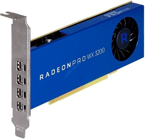 Видеокарта Radeon Pro WX 3200 Dell PCI-E 4096Mb 490-BFQS фото 1 — HTPC-Home.ru