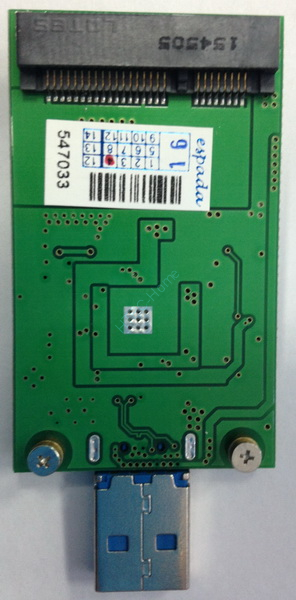 mSATA SSD to USB3.0 (PA6011) фото 1 — HTPC-Home.ru