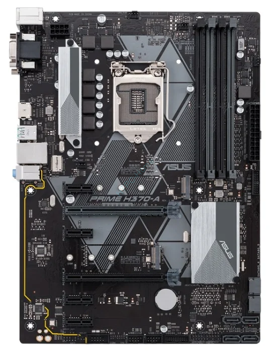 Материнская плата ASUS PRIME H370-A LGA1151 ATX  фото 1 — HTPC-Home.ru