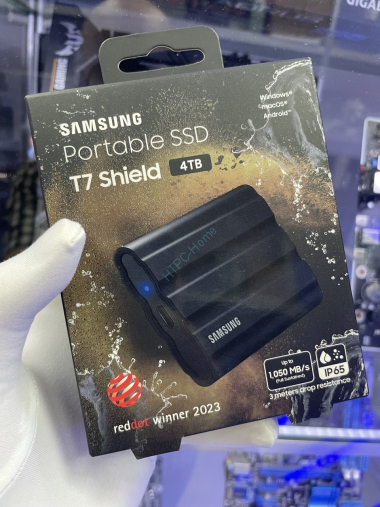 Внешний SSD 4Тб Samsung T7 Shield черный MU-PE4T0S/WW  — HTPC-Home.ru
