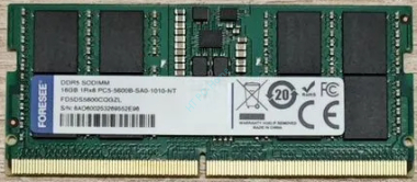Оперативная память 16Gb Foresee FD5DS5600CQGZL DDR5 5600 SODIMM &mdash; HTPC-Home.ru