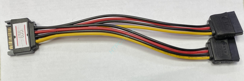 Переходник питания Sintech Electronic SATA 15Pin (Папа) на 2 x SATA 15Pin (Мама) фото 1 — HTPC-Home.ru