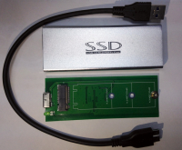 Sintech Electronic M.2(NGFF) to  USB3.0 in case, w/cab  (7009U3)