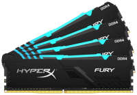 Оперативная память 16Gbx4 HyperX Fury HX434C17FB4AK4/64 DDR4 3466 DIMM RGB  