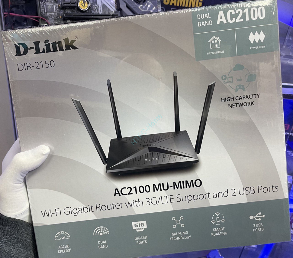 Маршрутизатор Коммутатор D-link DIR-2150 фото 1 — HTPC-Home.ru