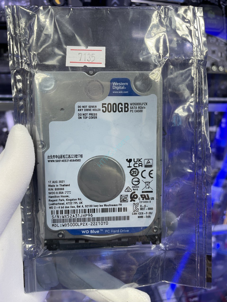 Жесткий диск 500Gb Western Digital Blue WD5000LPZX 2.5" 5400rpm, купить ...