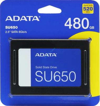 Твердотельный накопитель 480Gb SATA ADATA Ultimate SU650 ASU650SS-480GT-R 2.5" &mdash; HTPC-Home.ru