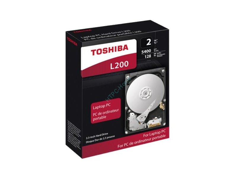 Жесткий диск 2Tb TOSHIBA L200 HDWL120EZSTA 2.5" 5400rpm 128Mb box фото 1 — HTPC-Home.ru