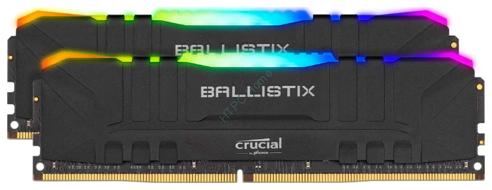 Оперативная память 32Gbx2 KIT Crucial Ballistix RGB BL2K32G32C16U4BL DDR4 3200 DIMM фото 1 — HTPC-Home.ru