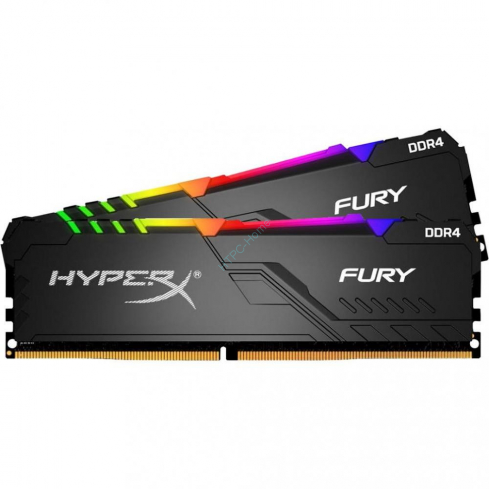 Модуль памяти 16Gbx2 KIT Kingston HyperX FURY RGB HX436C18FB4AK2/32 DDR4 3600 DIMM 32Gb CL18 фото 1 — HTPC-Home.ru