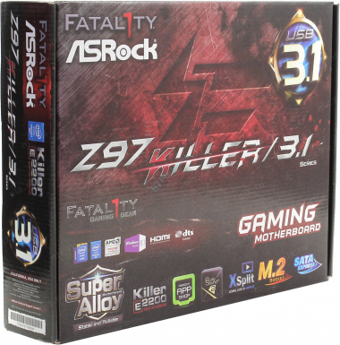 Материнская плата ASRock Z97 Killer/3.1 (RTL) LGA1150 ATX 4DDR3  — HTPC-Home.ru