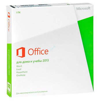 MICROSOFT Office для дома и учебы 2013, 32/64, Rus, BOX, DVD фото 1 — HTPC-Home.ru