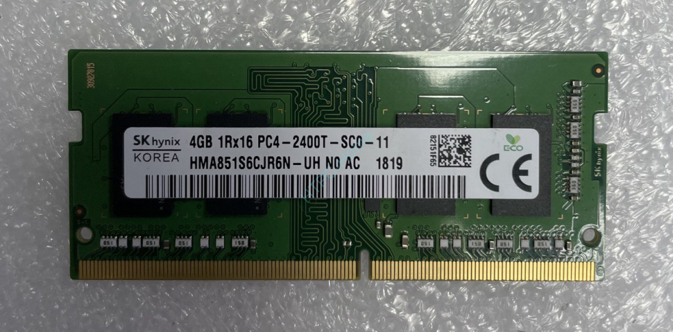 Оперативная память 4Gb Hynix HMA851S6CJR6N-UH DDR4 2400 SO-DIMM  фото 1 — HTPC-Home.ru