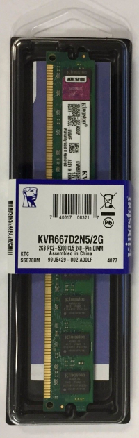Оперативная память 2Gb Kingston KVR667D2N5/2G DDR2 667 DIMM