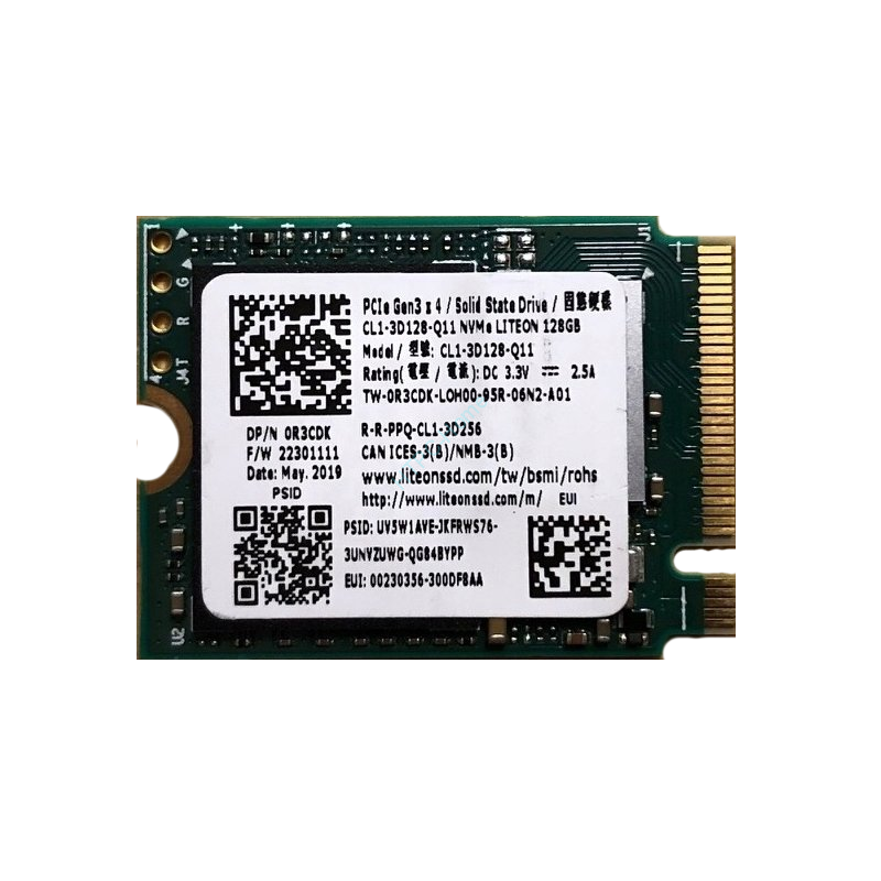 Твердотельный накопитель Lite-On 128GB M.2 SSD 2230 PCIe NVMe CL1-3D128-Q11  фото 1 — HTPC-Home.ru