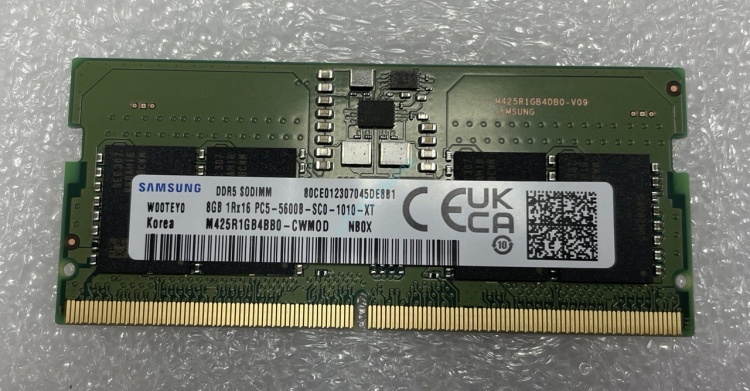 Оперативная память 8Gb Samsung M425R1GB4BB0-CWMOD DDR5 5600 SODIMM ...