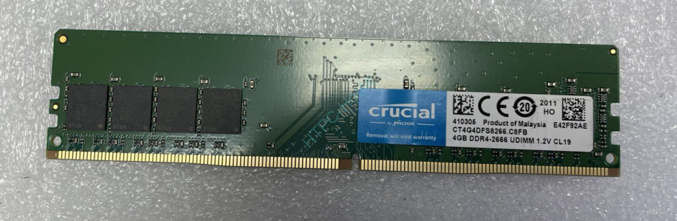 Оперативная память 4Gb Crucial CT4G4DFS8266.C8FB DDR4 2666 DIMM CL19 фото 1 — HTPC-Home.ru