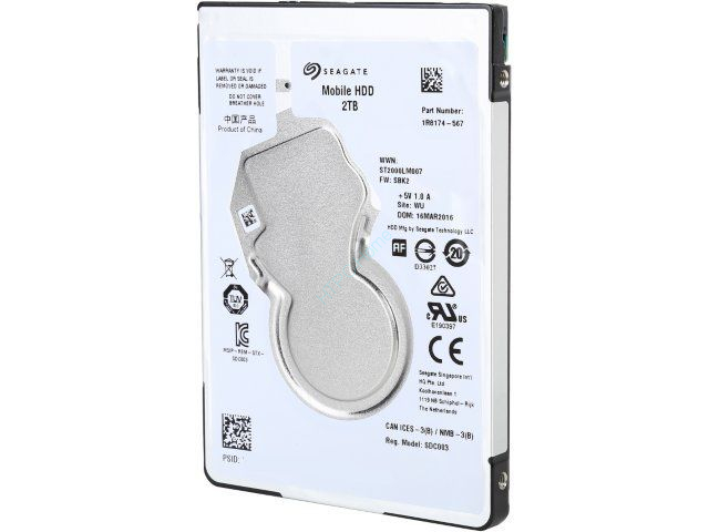 Жесткий диск 2Tb SATA Seagate Mobile HDD ST2000LM007 2.5" 5400rpm 128Mb фото 1 — HTPC-Home.ru