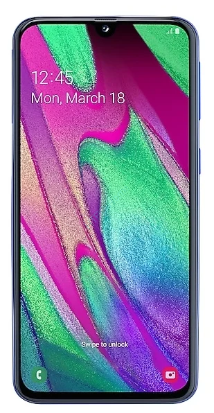 Смартфон Samsung Galaxy A40 64GB черный  фото 1 — HTPC-Home.ru