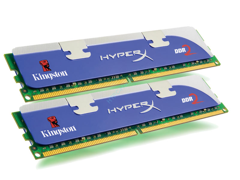 Оперативная память 2Gbx2 KIT Kingston HyperX KHX8500D2K2/4G DDR2 8500 DIMM фото 1 — HTPC-Home.ru