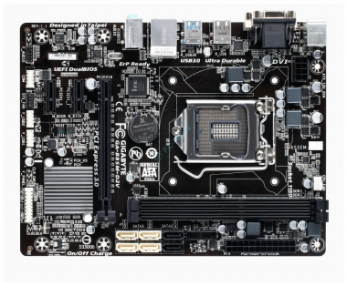 Материнская плата GIGABYTE GA-B85M-D2V LGA1150 MicroATX 2DDR3 OEM — HTPC-Home.ru