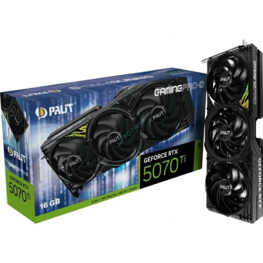 Видеокарта Palit NE7507T019T2-GB2031U GeForce RTX 5070 Ti GamingPro-S  16GB GDDR7 256bit 3xDP HDMI  — HTPC-Home.ru