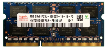 Оперативная память 4Gb Hynix HMT351S6EFR8A-PB DDR3L 1600 SO-DIMM 16chip