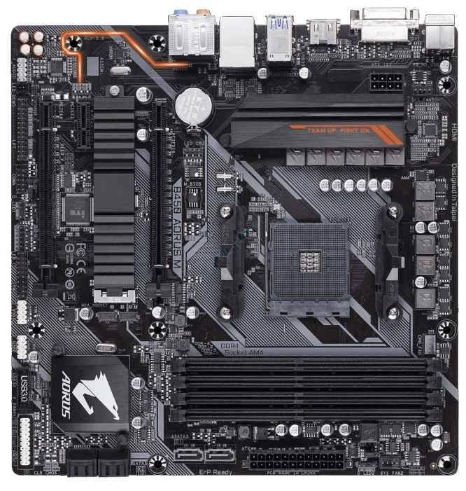 Материнская плата GIGABYTE B450 AORUS M  фото 1 — HTPC-Home.ru