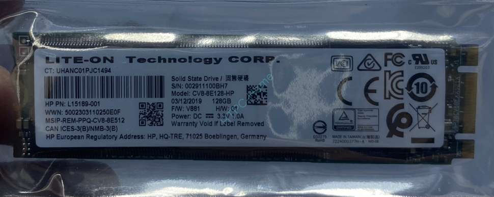 Твердотельный накопитель 128Gb LITEON CV8-8E128-11 M.2 SATA фото 1 — HTPC-Home.ru