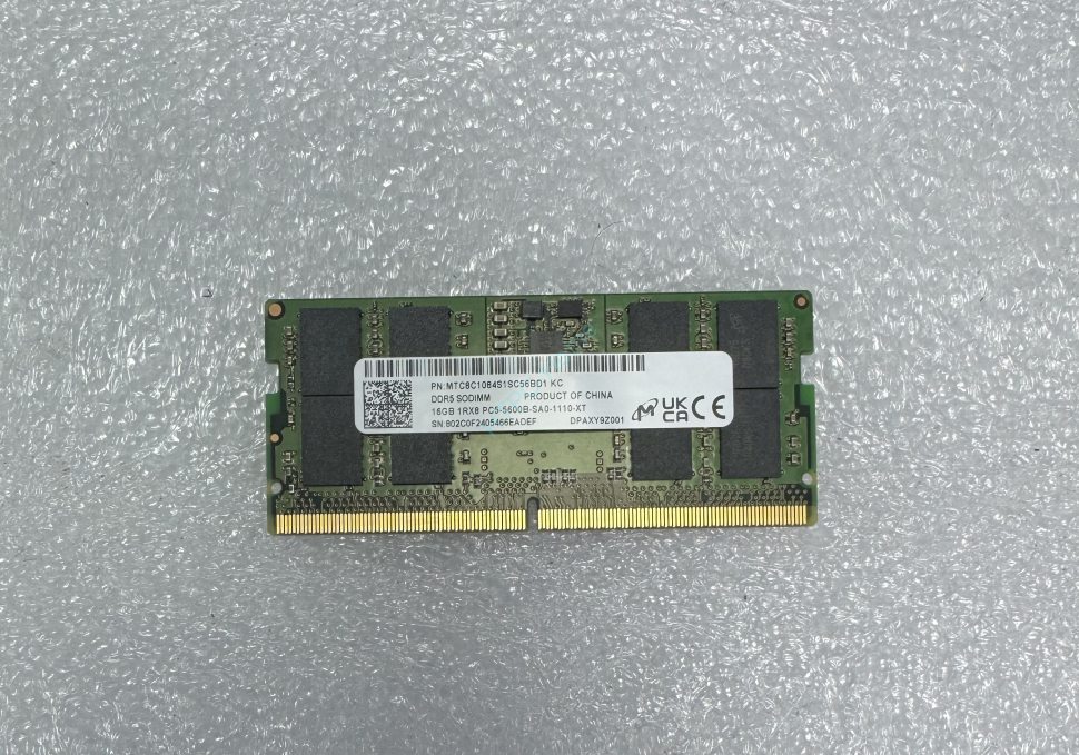 Оперативная память 16Gb Micron MTC8C1084S1SC56BD1 DDR5 5600 SODIMM  фото 1 — HTPC-Home.ru