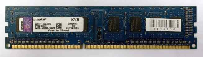 Оперативная память 2Gb Kingston KVR16N11/2 DDR3 1600 DIMM фото 1 — HTPC-Home.ru