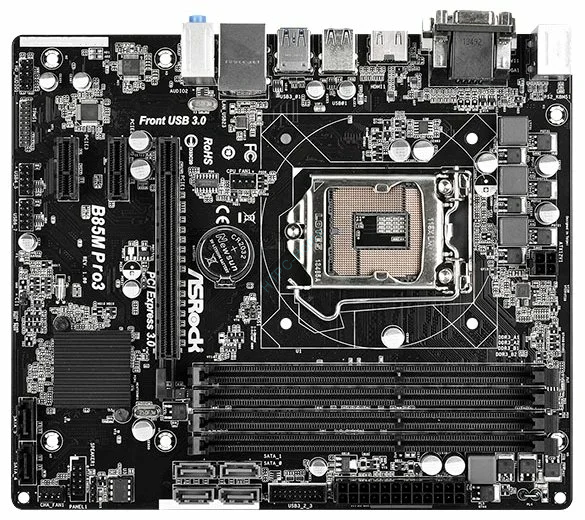 Материнская плата ASRock B85M Pro3 LGA1150 Micro-ATX фото 1 — HTPC-Home.ru