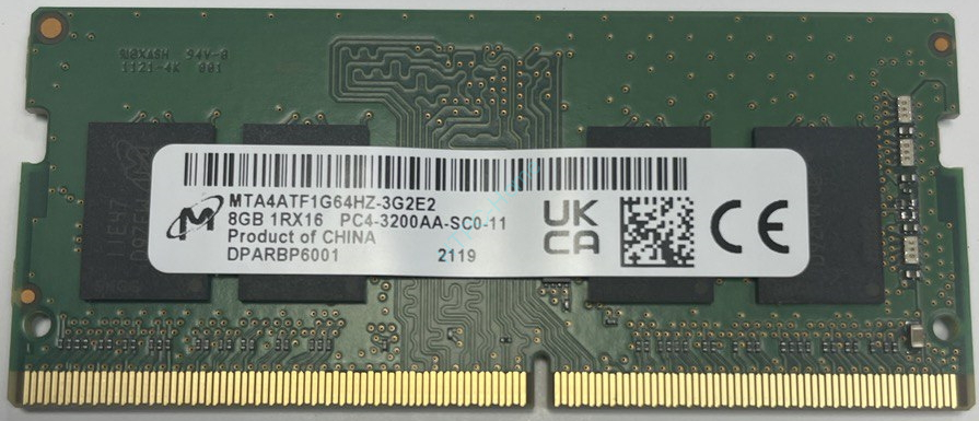 Оперативная память 8Gb Micron MTA4ATF1G64HZ-3G2E2 DDR4 3200 SODIMM PC4-25600  фото 1 — HTPC-Home.ru