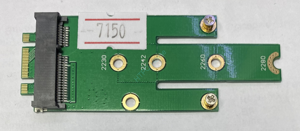 Переходник жесткого диска mini PCI-E mSATA SSD to M.2 (NGFF) фото 1 — HTPC-Home.ru