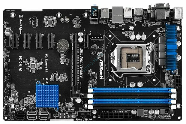Материнская плата ASRock B85 Anniversary LGA1150 ATX фото 1 — HTPC-Home.ru