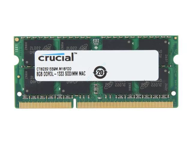 Оперативная память 8GB Crucial CT8G3S1339M DDR3L 1333 SODIMM фото 1 — HTPC-Home.ru
