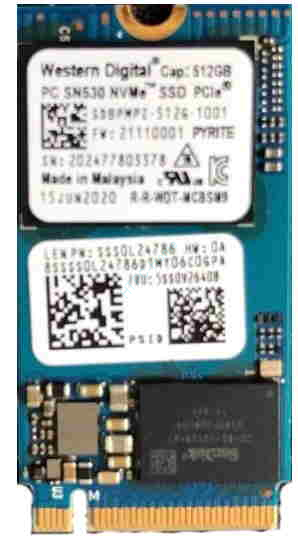 Твердотельный накопитель 512GB Western Digital NVMe SN530 2242 фото 1 — HTPC-Home.ru