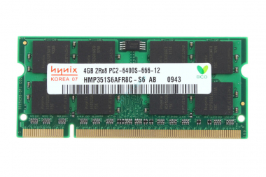 Оперативная память 4Gb Hynix HYMP351S64AFR8C-S6 DDR2 800 SODIMM  — HTPC-Home.ru
