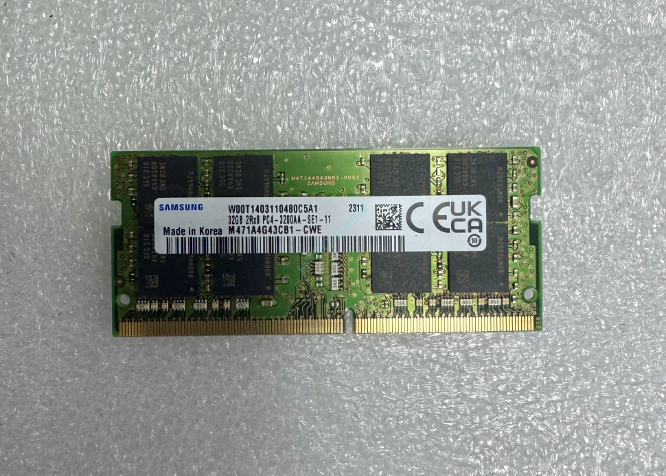 Оперативная память 32GB Samsung M471A4G43CB1-CWE DDR4 3200 SODIMM  фото 1 — HTPC-Home.ru
